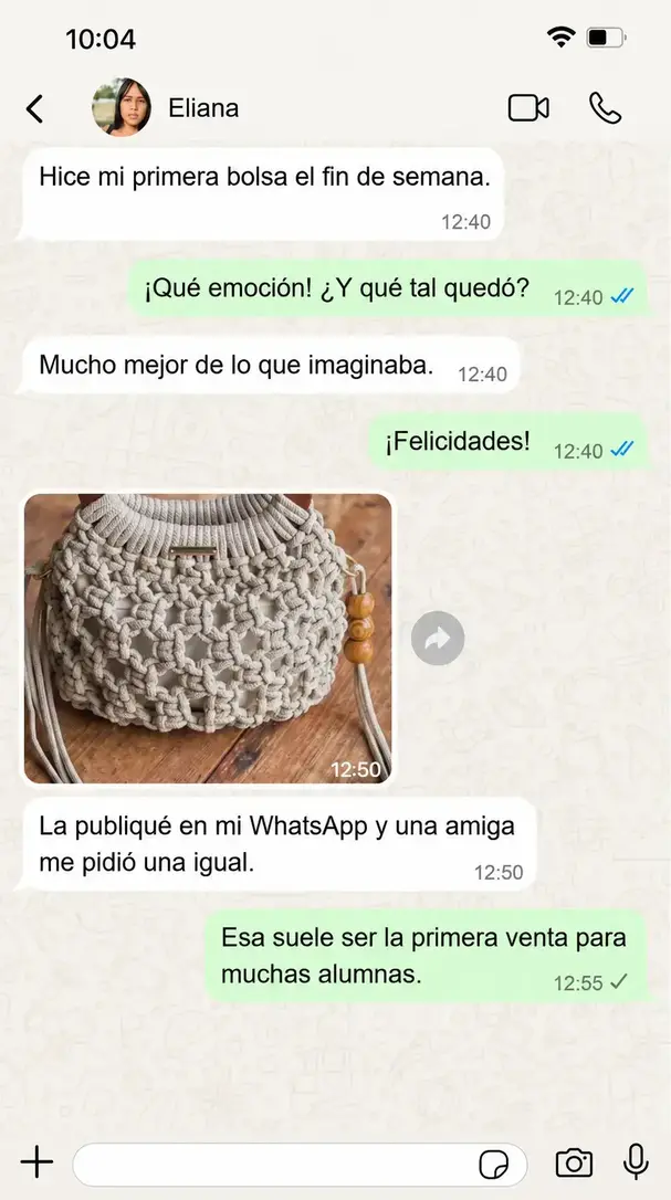Resultados reales de alumnas
